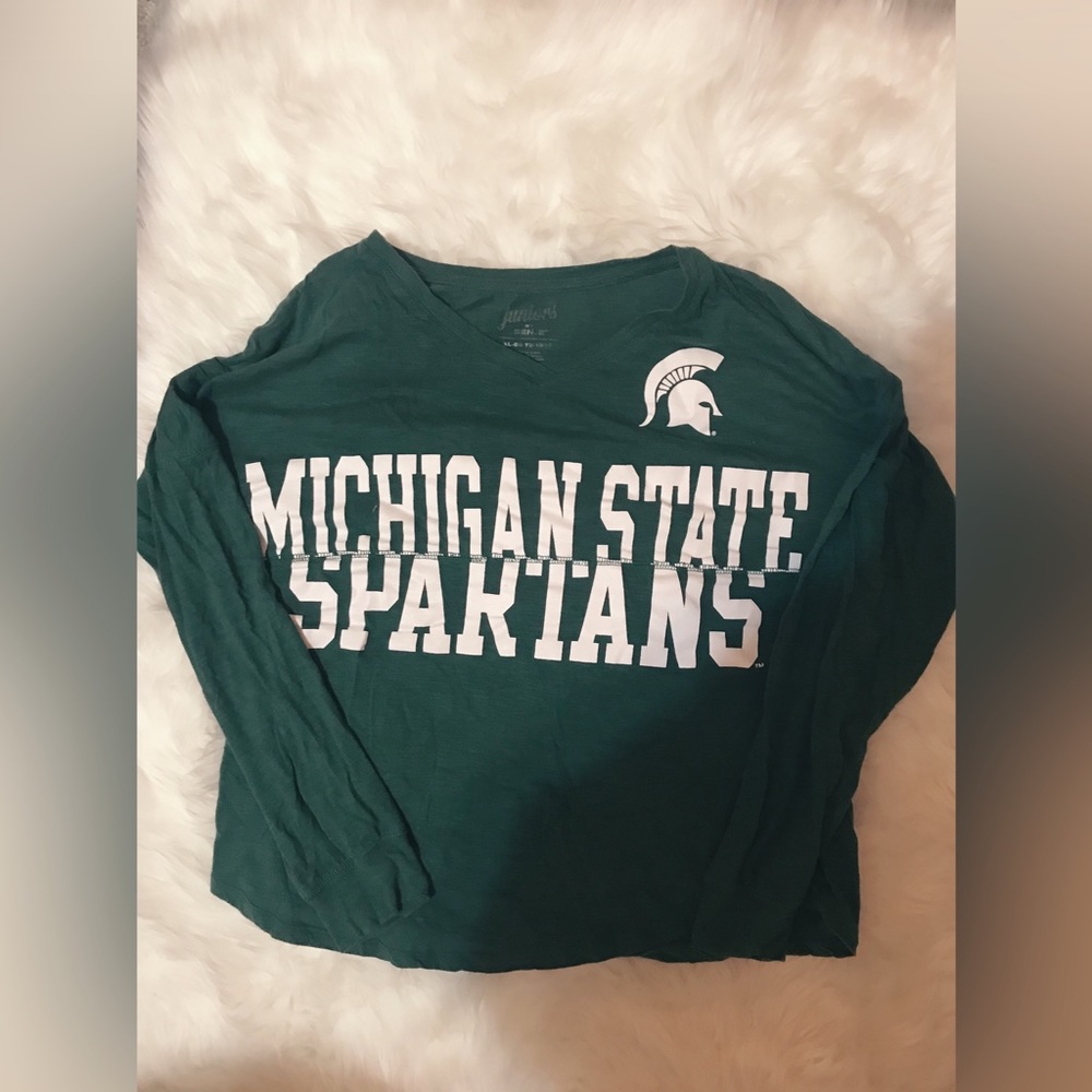 michigan state spartans long sleeve